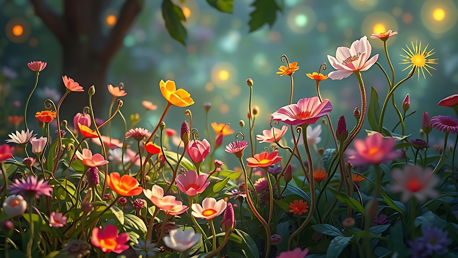 DNA Garden: Plants Symbolizing Human Character and Dreams