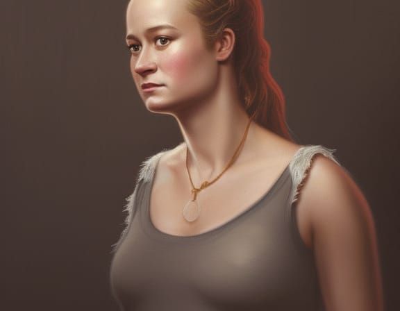 Ferdinand Knab style portrait of Brie Larson