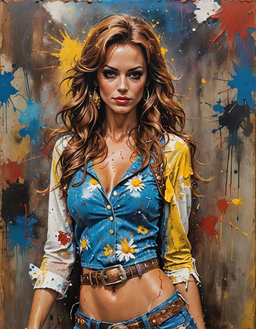 Kathern Bach as Daisy Duke.