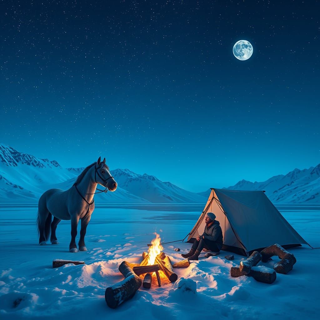 Winter Wonderland Scene in 4K with Smooth Results