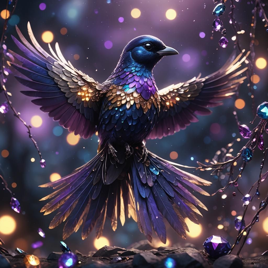 Jewel Bird Concept Art in Studio Trigger Style