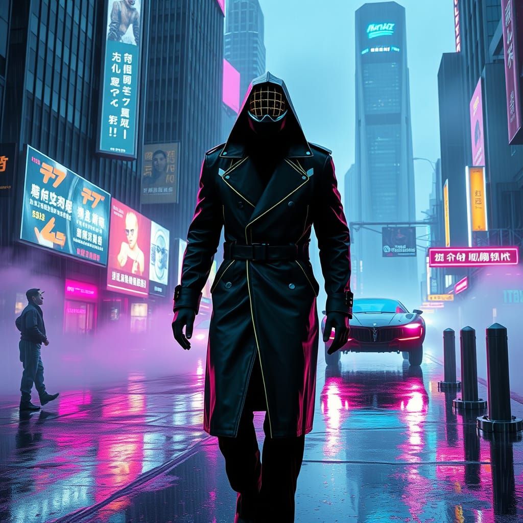 Neon Dreams in a Cyberpunk Metropolis