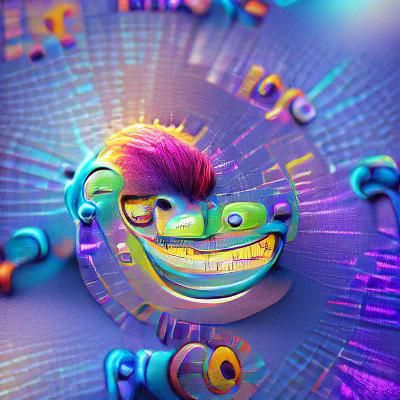 Pixar-Style 3D Troll Face Concept Art