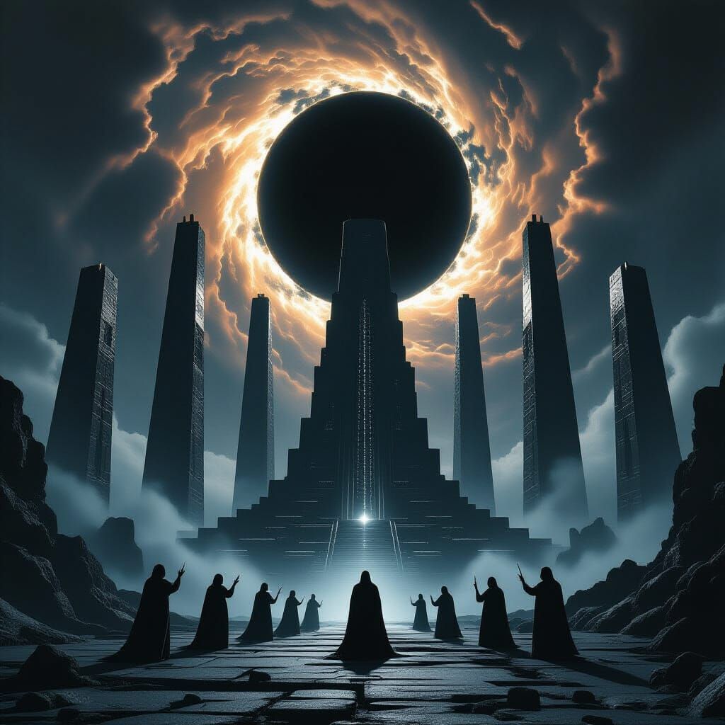 Black Hole Cathedral: Ancient Alien Temple in Orbit