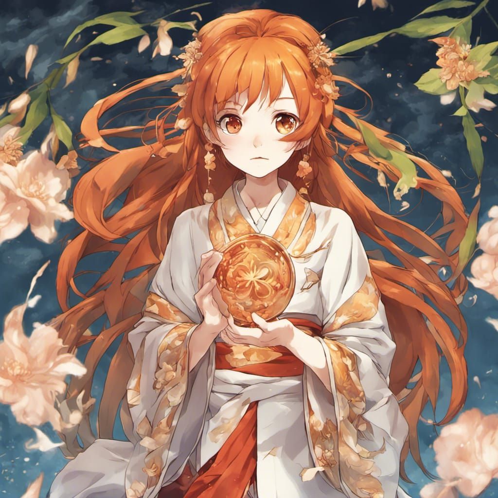 Anime Style Art Inspired by Spiritual Themes