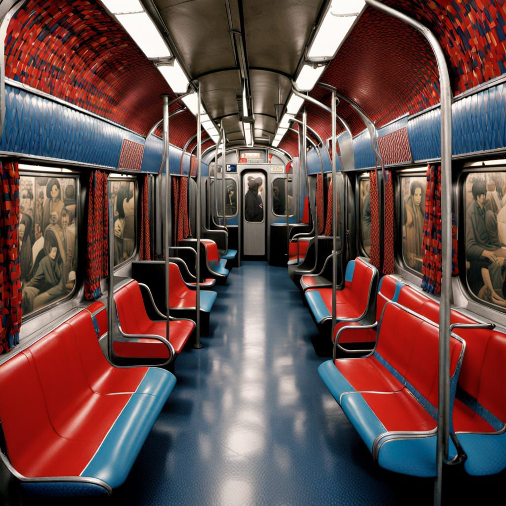 Blue & Red Subway