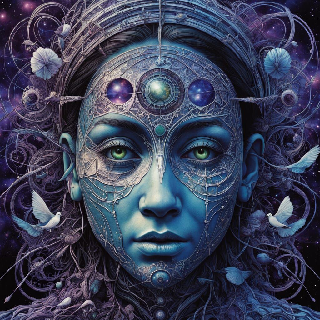 Bio Art in Vibrant Colors Depicts the Harmony of Nature and ...