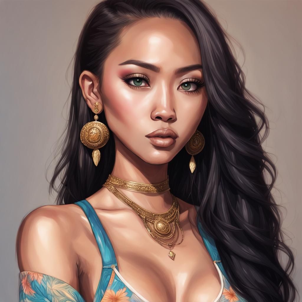 Self Portrait of AIsha