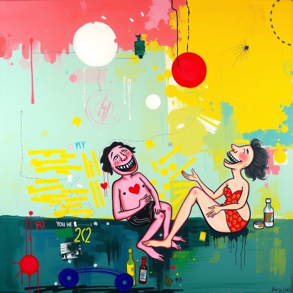 Hilarious Abstract Art Captures the Joy of Life