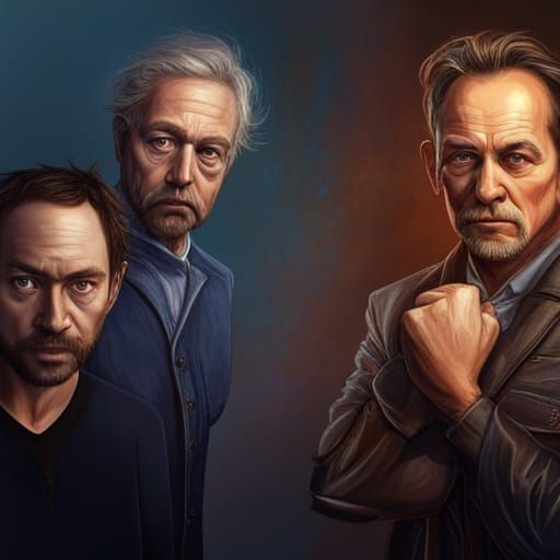 Hyperrealistic Portrait of Solitude and Despair