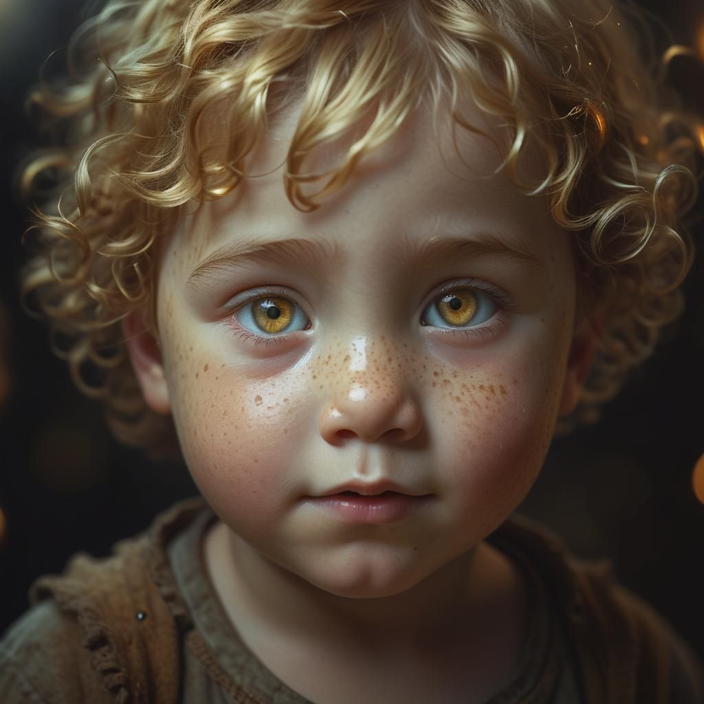 Ethereal Youth in Golden Hour