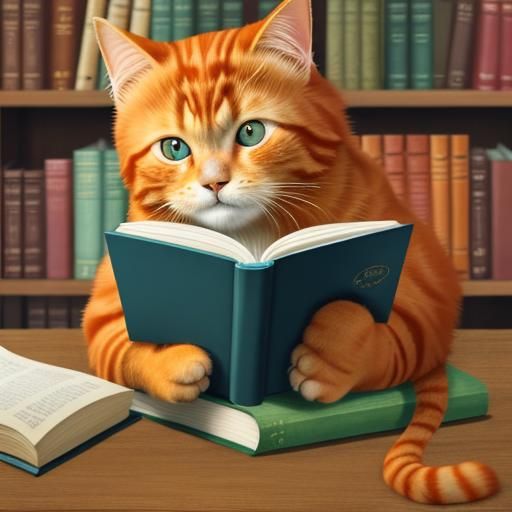 Ginger Cat's Literary Moment