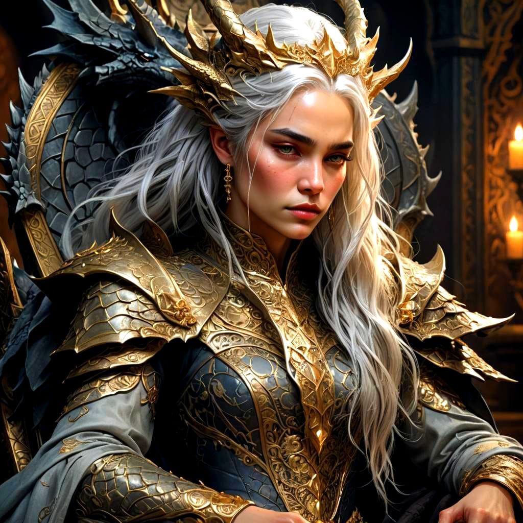 Grieving Dragon Queen in Isolation