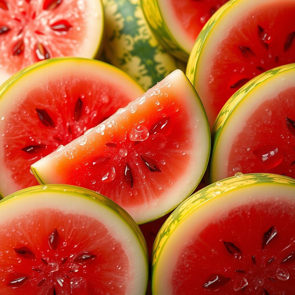 Summer Harvest Still Life in Hyper-Realistic Digital Art