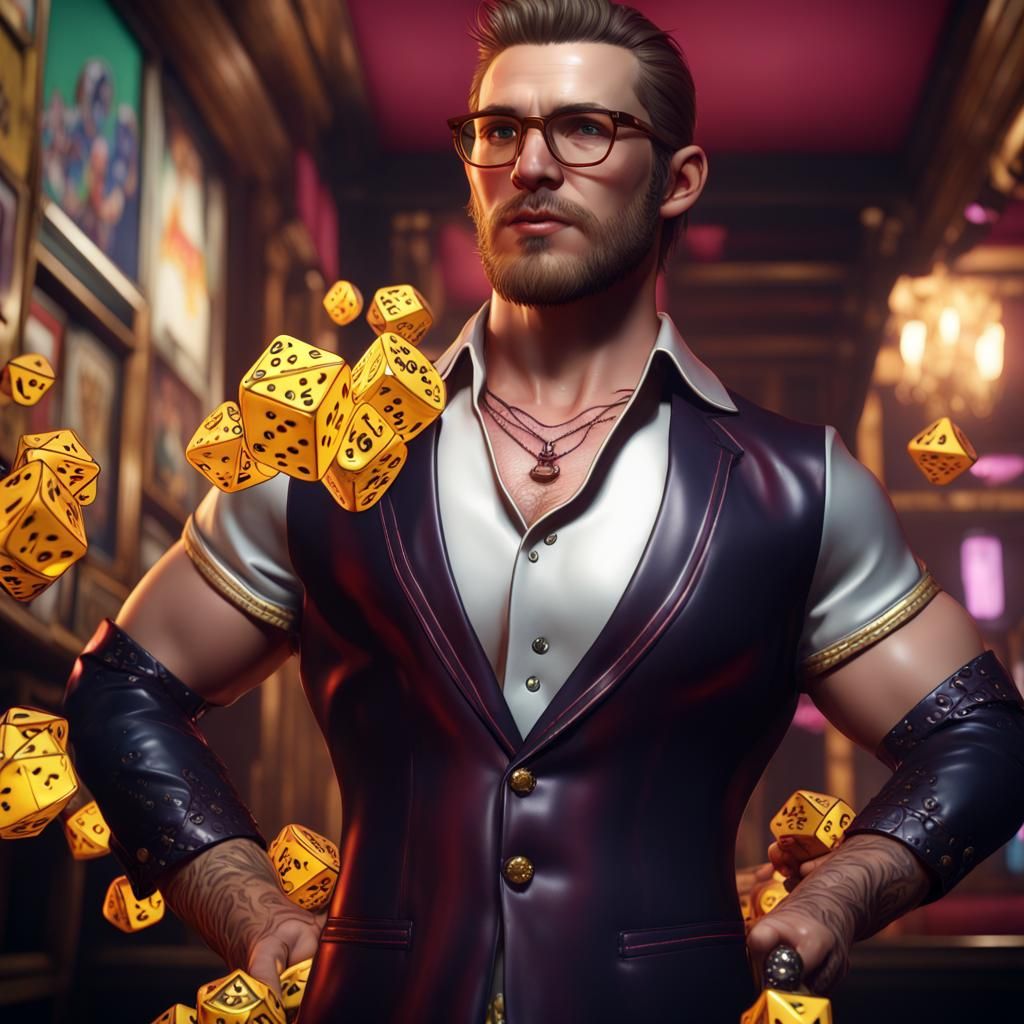 Brennan Lee Mulligan in Nerdy DND Game Shop