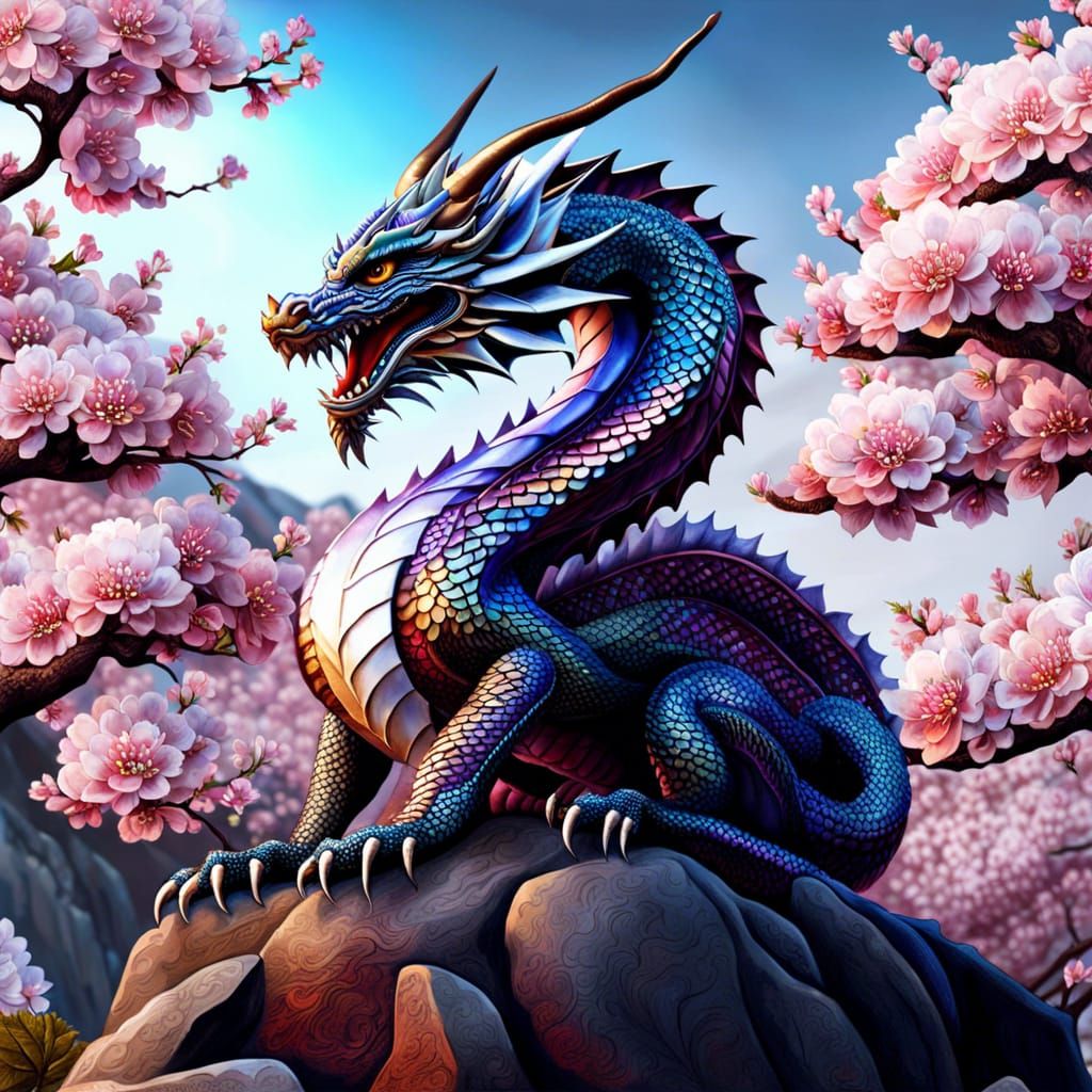 Cherry Blossom Dragon