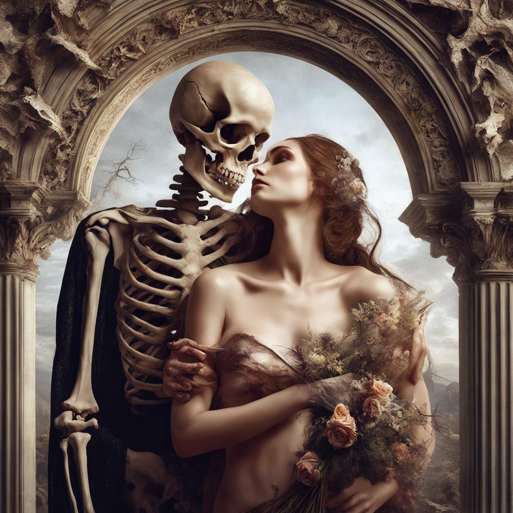 Apocalyptic Wedding Portrait in Renaissance Style
