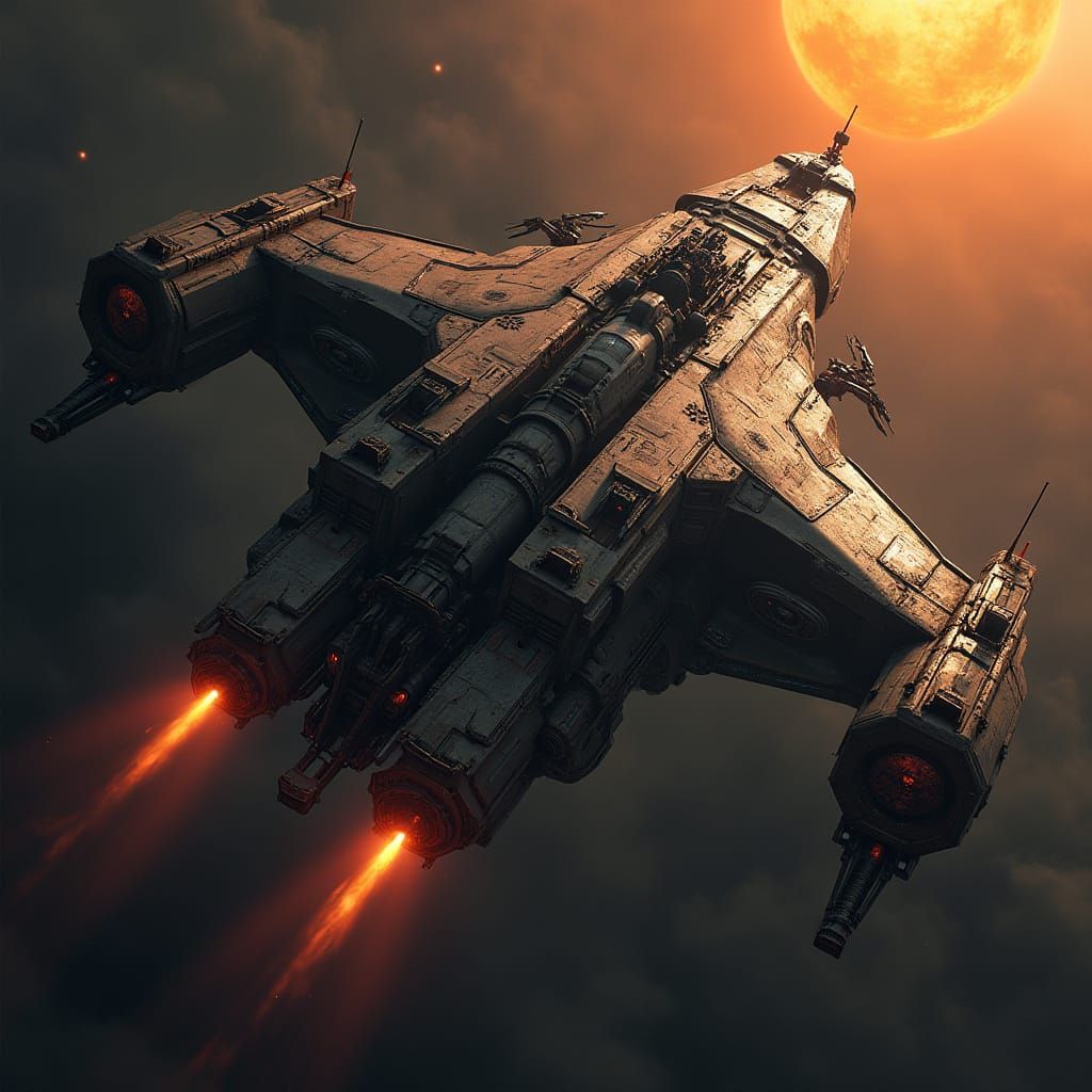 Armored Battle Station in Deep Space, Industrial Design