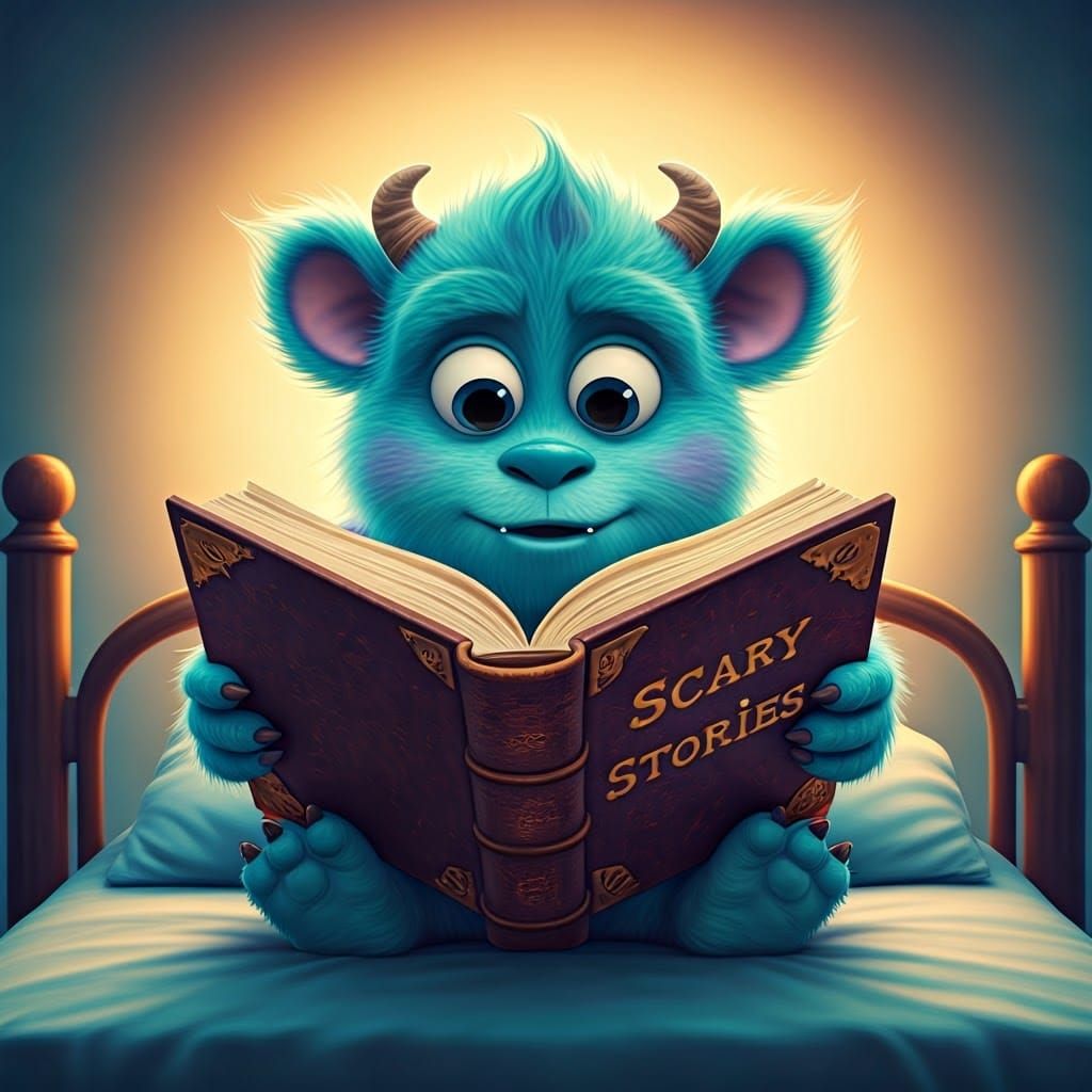 Baby Sully Learning to be a Monster