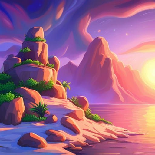 Vibrant Rainbow Spectrum Abstract Image