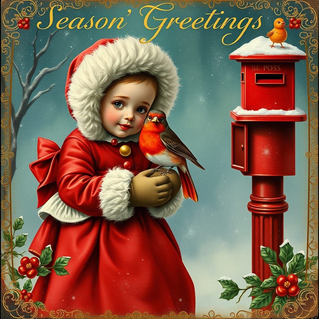 A vintage postcard