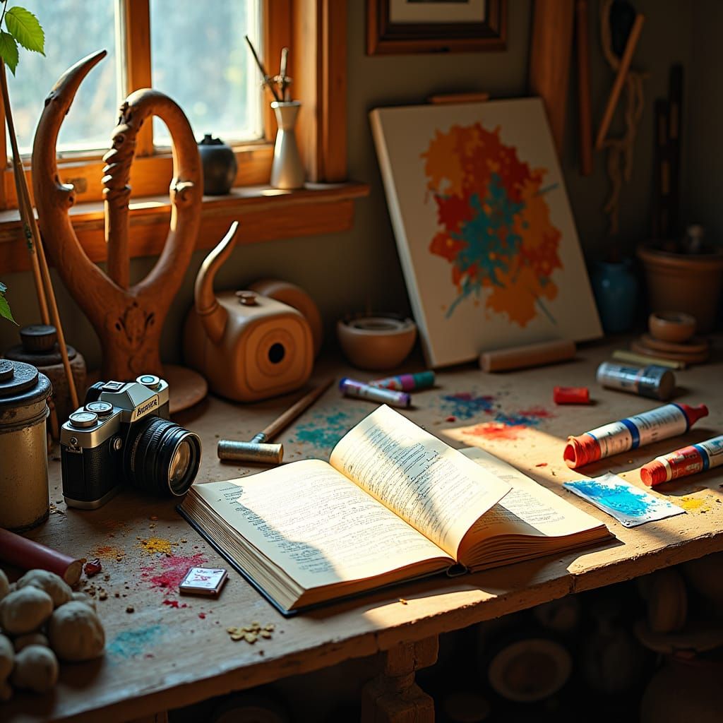 Harmonious Fusion: Workbench of Creativity