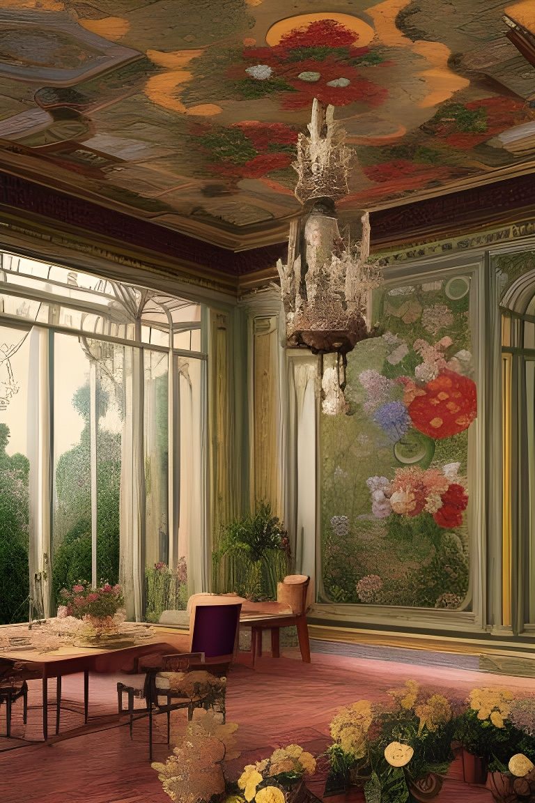 Romantic Italian Renaissance Garden with Elaborate Details