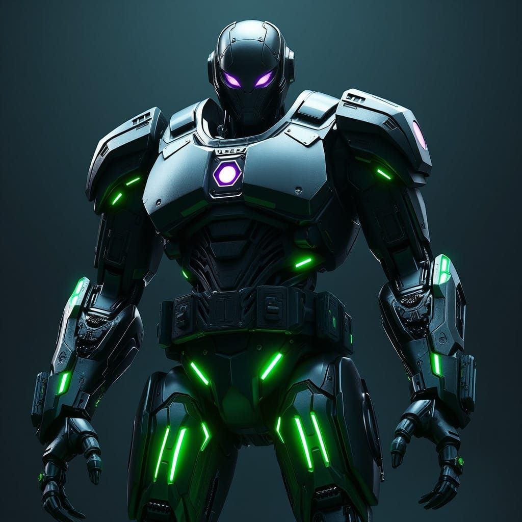 Cybernetic Guardian of the Future