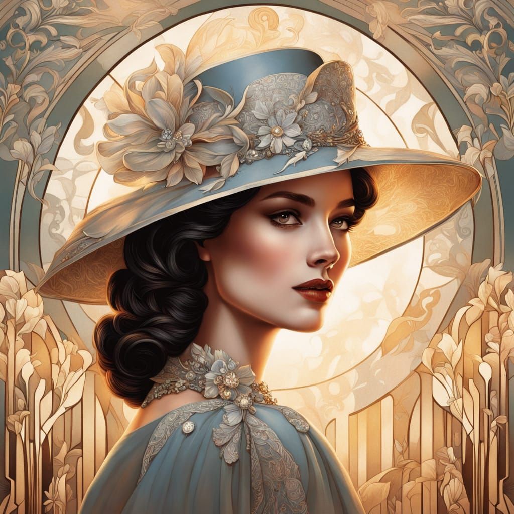 Ethereal elegance and sophisticated beauty.