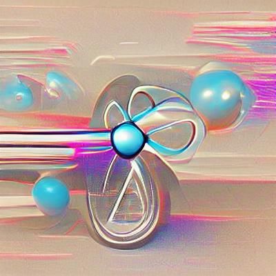 Electron Particle Rendered by AI