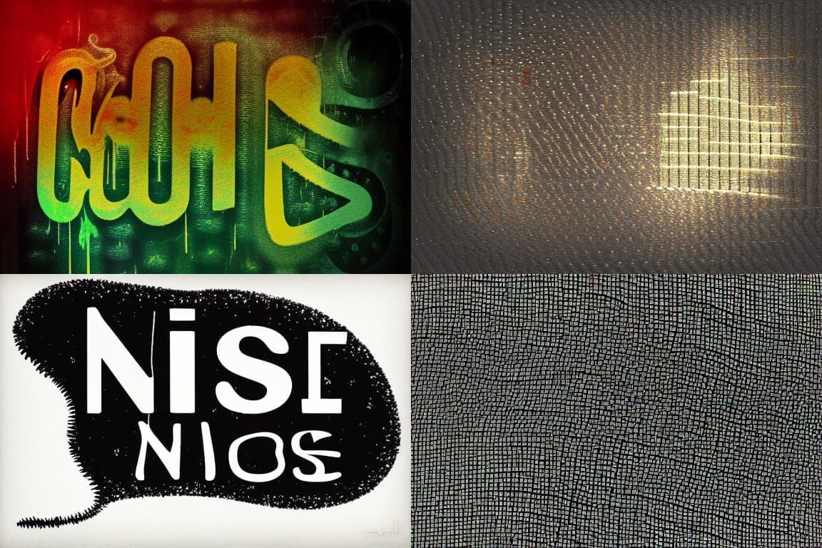 Abstract Noise Pattern Generated by AI