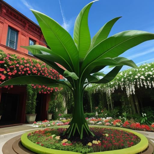 Amorphophallus Titanum Flower in Full Bloom