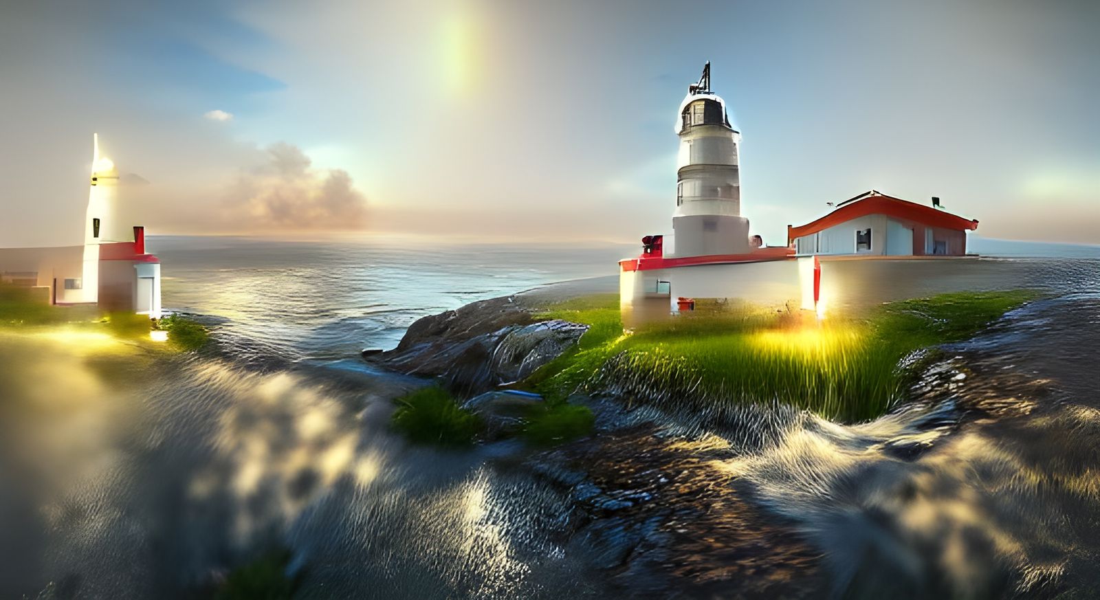 Detailed 8K 3D Lighthouse Rendering