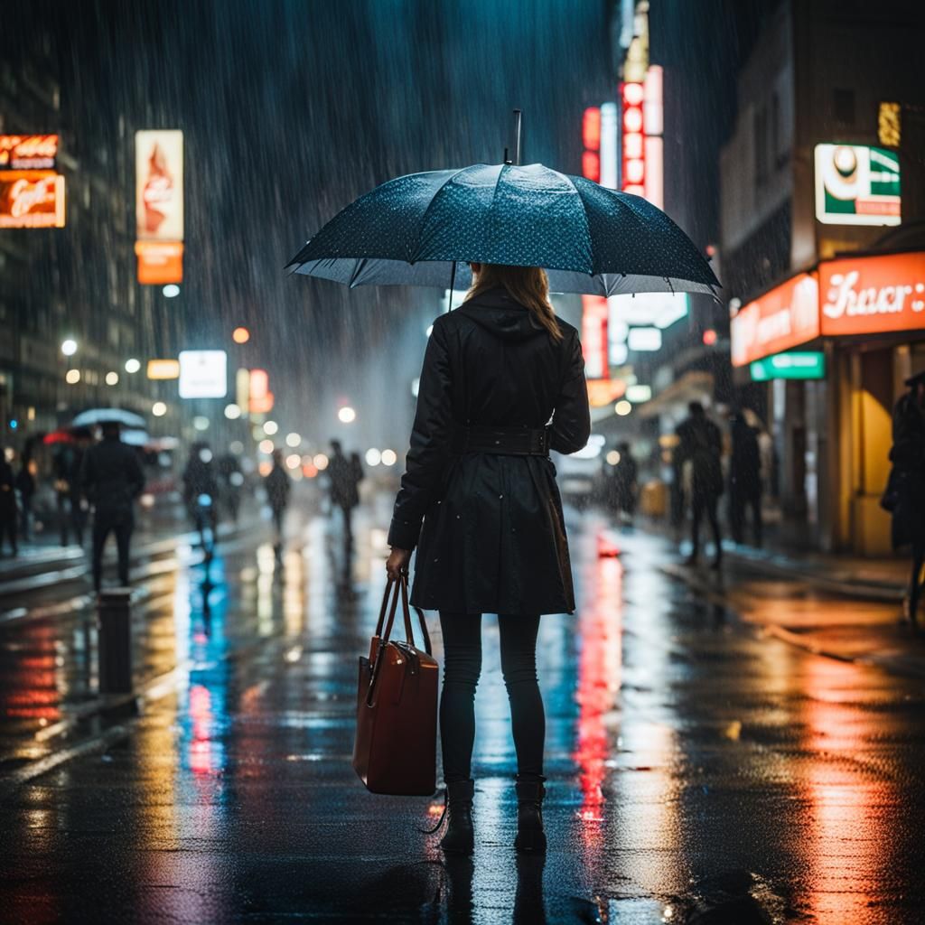 Rainy Night in the City