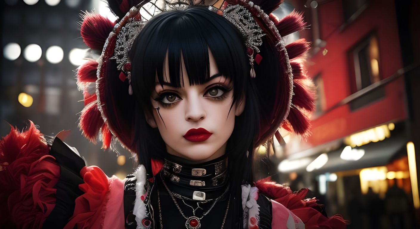 Hyperrealistic Portrait of Nina Hagen in HDR