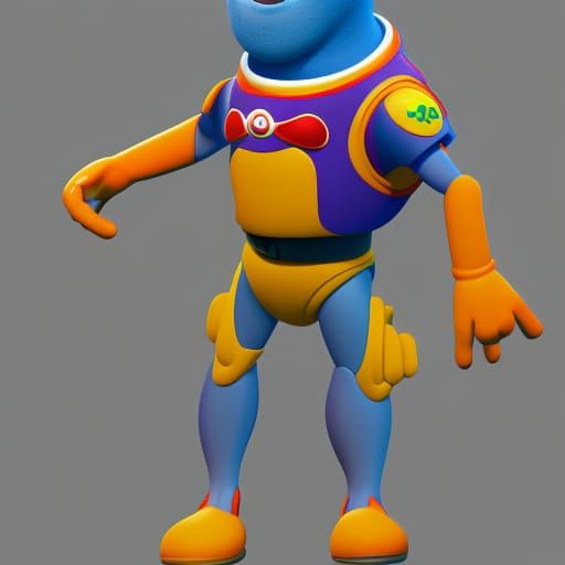 Seb in Pixar Style 3D Digital Art