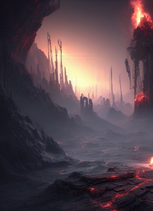 Magnificent Post-Apocalyptic Landscape in Unreal Engine