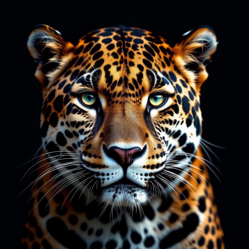 Melting Jaguar Portrait for Fashion Magazine