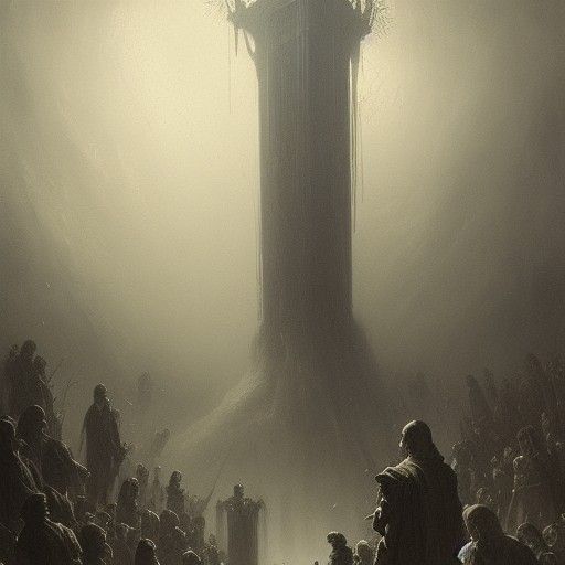 Horrific Future Inspired by Doré and Rutkowski
