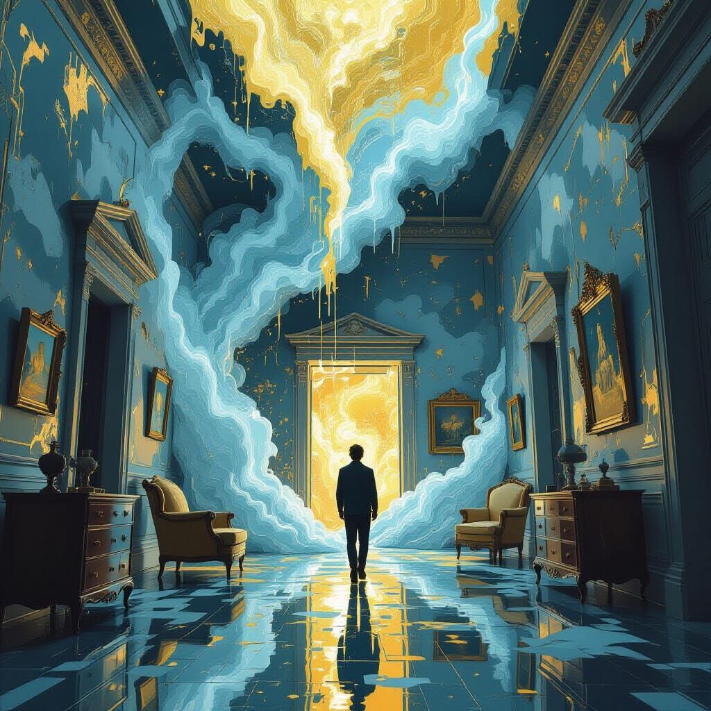 Surreal Energy House: A Cinematic Painting