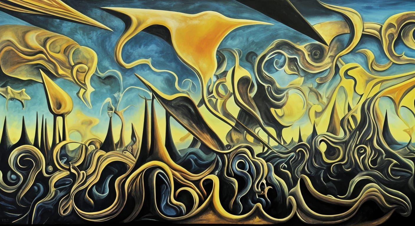 Surrealistic Portraits in Volumetric Lighting