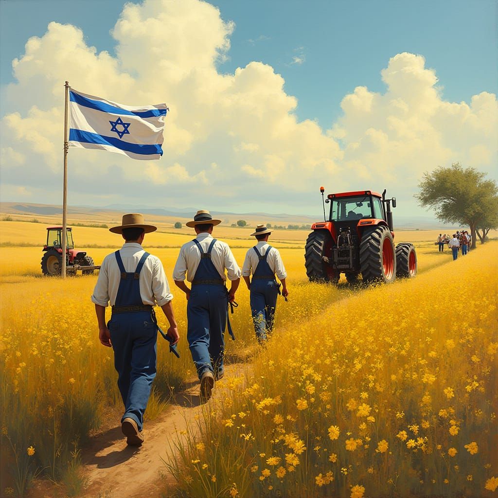 Jewish Farmers in Harmony with Nature and Tradition