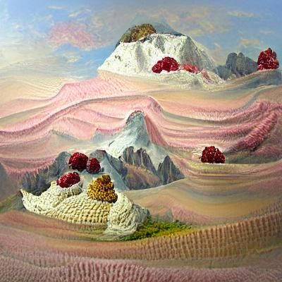 Surreal Ice Cream Dreamscape