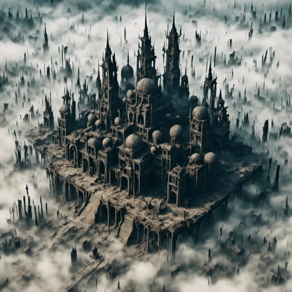 Ancient Deathly Temple of the Hindu Gods