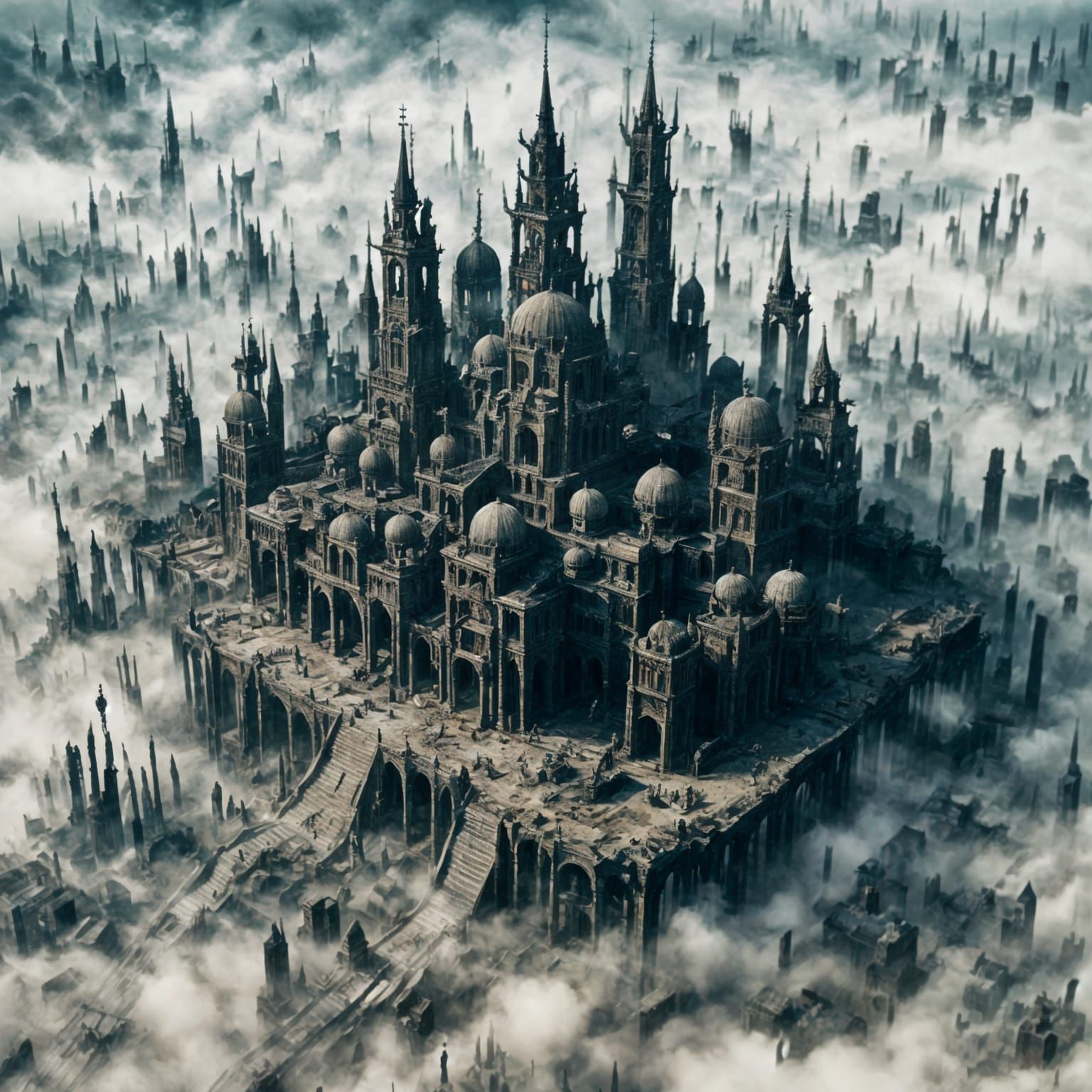 Ancient Deathly Temple of the Hindu Gods