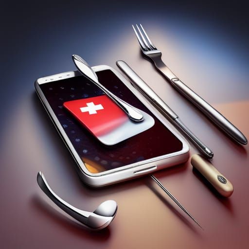 Hyperrealistic Swiss Army Knife Smartphone Concept