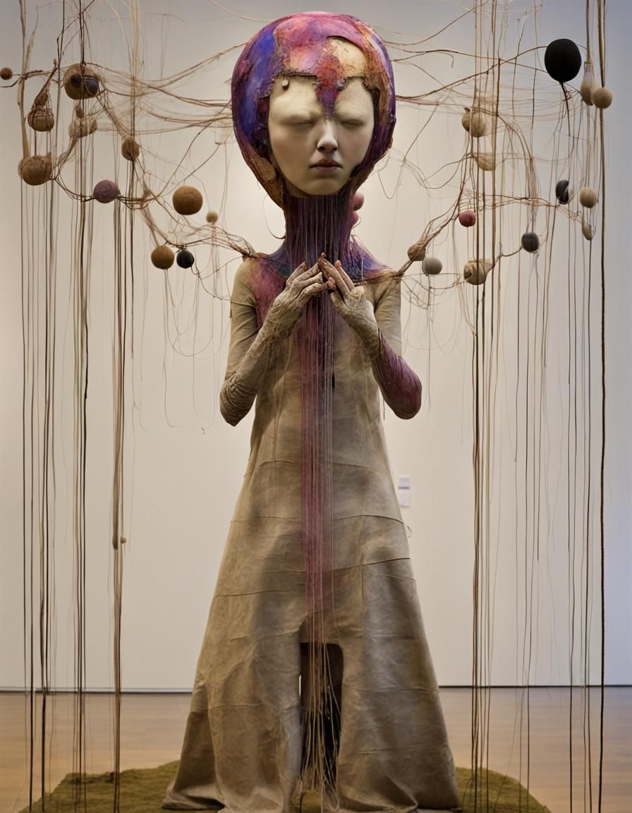 Rhythmic Sculptural Performance Art: Digital Textile Fusion