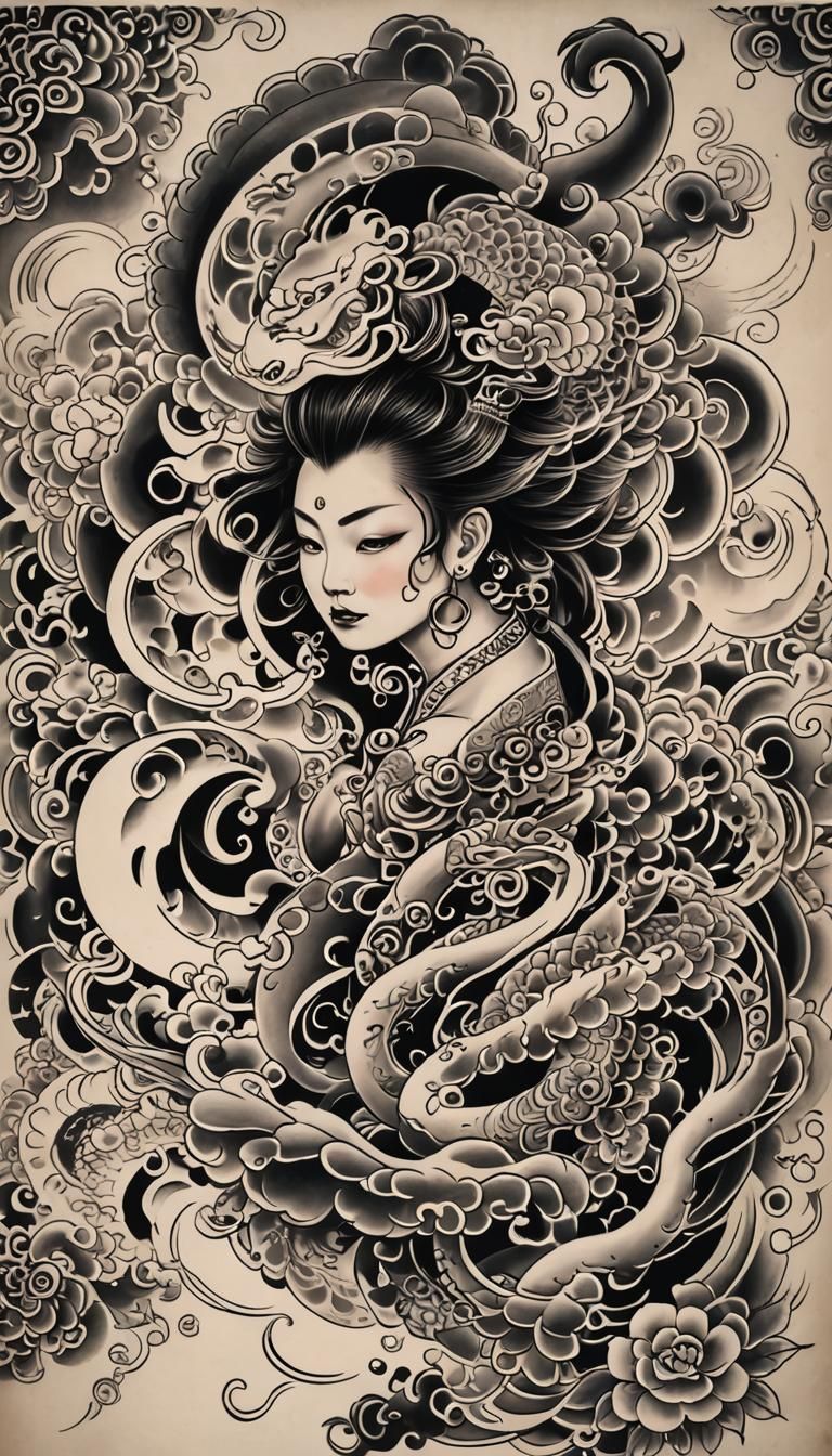 Asian Tattoo Art Design