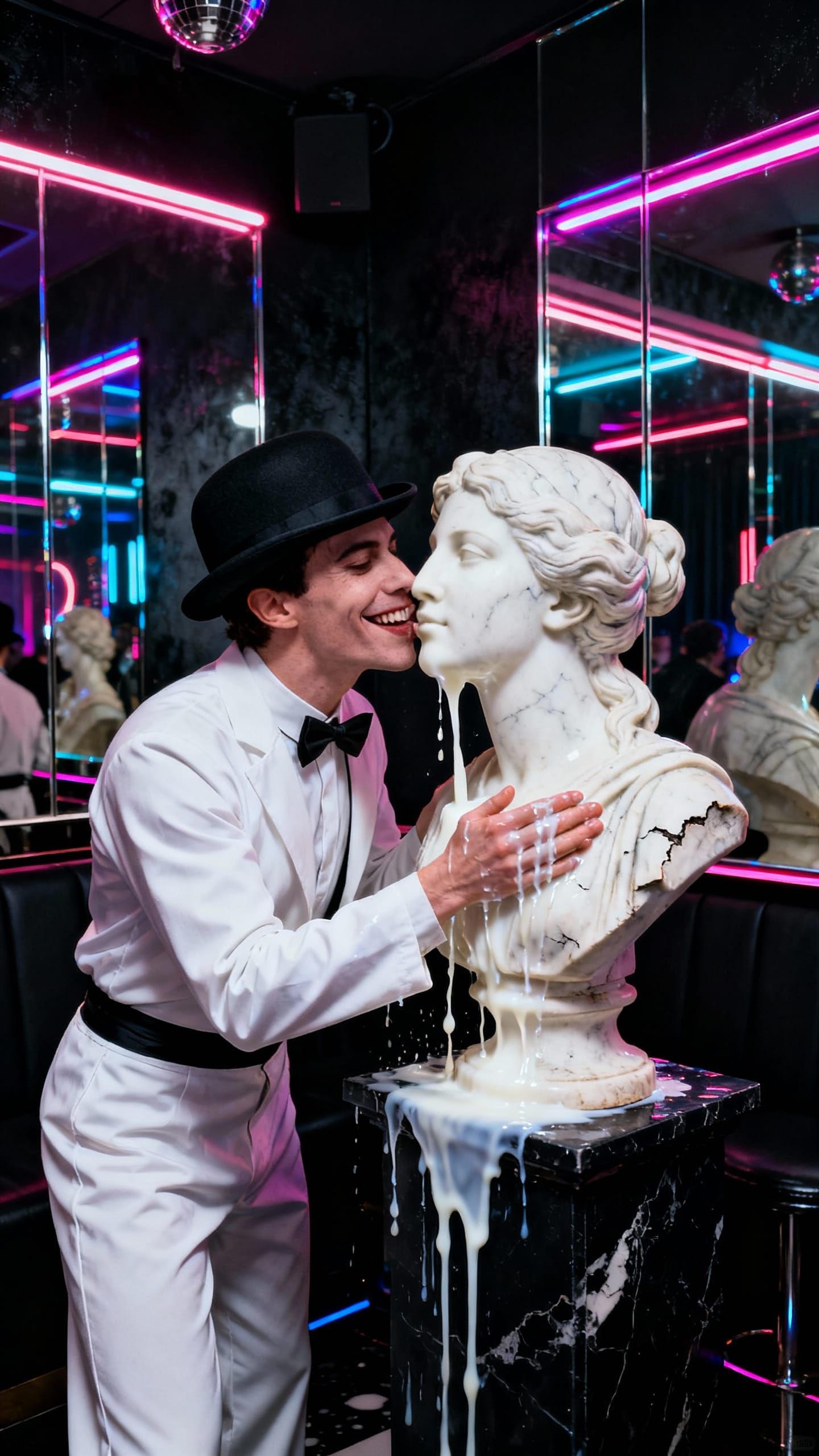 Clockwork Orange Droogs Selling Milk in Bizarre Club