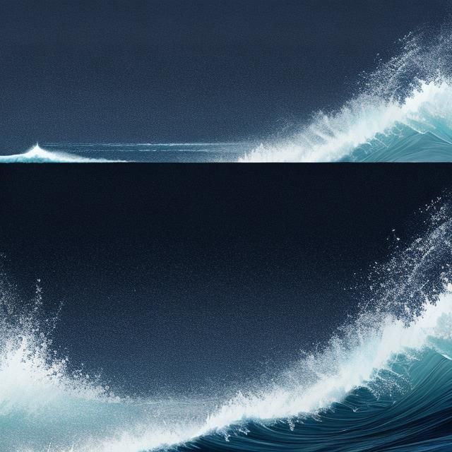 Vibrant Minimal Landscape Collage with Pop Accents